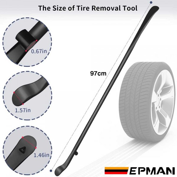 Tire Mount and Demount Iron Tire Changing Removal Tool Tubeless Tires Tire Spoons Tire Bar Auto Tire Truck Tire Maintenance Tire